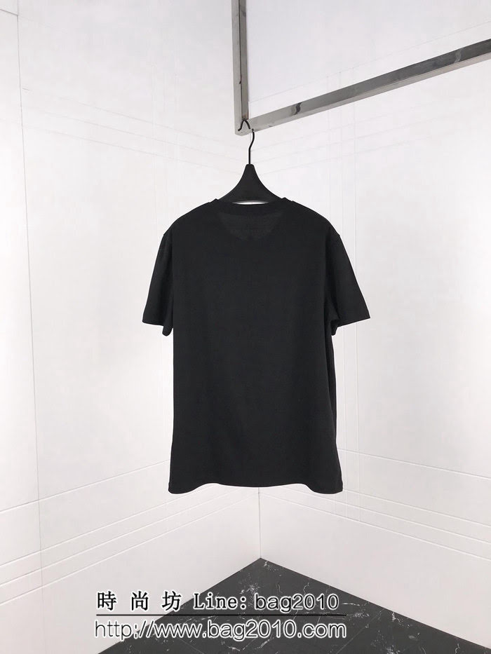 LV路易威登 Lv X SuP聯名款 19早春新款 太陽花趣味公仔印花 絲光棉短袖 情侶款 ydi1970